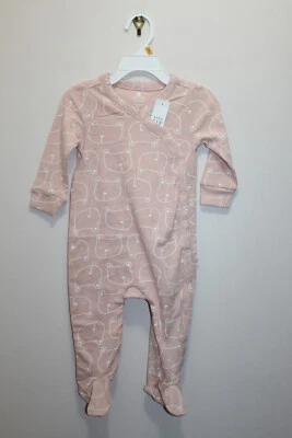 BODY COMPLETO BABY GAP BEBÉ NIÑA UNA PIEZA 100% ALGODÓN GATOS ROSA TALLA 6-9 MESES Foto 1 de 4