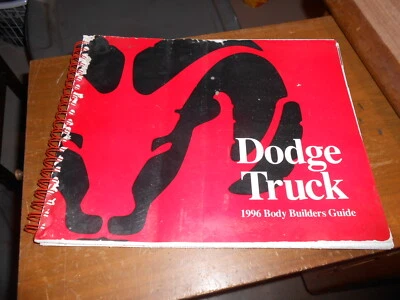 1996 Dodge Truck 1500 2500 3500 Dakota Ram Pickup Ram Van Body Builders Guide — 第 1/4 张图片