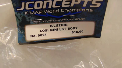 HTF JConcepts #0021 Illuzion Body for Team Losi Mini LST  NIB GS - Image 1 of 2