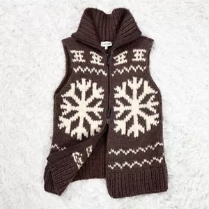 Rare Moncler Cowichan knit vest gilet wool handmade S JAPAN - Picture 1 of 14