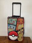 2019 Genuine Pokemon Bioworld Rolling Suitcase W/ Handle Luggage Carry On