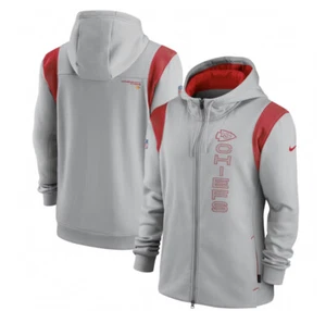 Kansas City Chiefs Nike Sideline Team Performance Full-Zip grau Hoodie Herren XL - Bild 1 von 4
