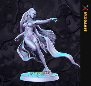Shiva Final Fantasy Elf Summoner Pinup Fantasy Miniatur Tabletop RPGs RNE - Bild 1 von 1