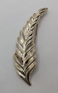 Spilla Tiffany & Co. in argento sterling 925 con foglia di felce piuma - Foto 1 di 8
