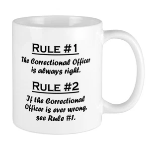 Taza oficial correccional de 11 oz - taza de té de café de cerámica impresa regalo - Imagen 1 de 1