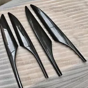 Carbon Fiber ABS Interior Door Panel Cover Trim 4PCS For Cadillac ATS 2013-2019 - Foto 1 di 6