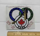 Insigne souvenir de saut à ski brodé patch à coudre brodé parc olympique du Canada Calgary