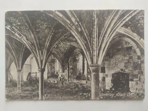 Waverley Abbey Crypt Surrey Vintage Picture Postcard - Picture 1 of 2