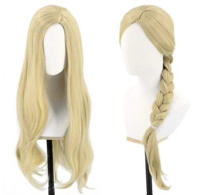 28inch Kids Girls Wigs Blonde Long Wavy Halloween Costume Party Wig - Image 1 of 4