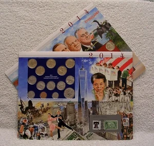 2014 Uncirculated P & D Mint Sets Postal Commemorative Society - Coin & Stamp - Picture 1 of 12