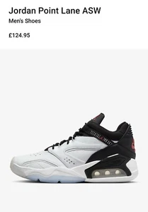 Nike Air Jordan Point Lane ASW White Black Men’s UK 6.5 EUR 44 Air Max NEW - Picture 1 of 13
