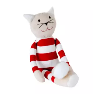 Under the Nile 100% Organic Cotton Tilly Cat Snuggle Plush Stuffed Animal Kitty - Picture 1 of 2