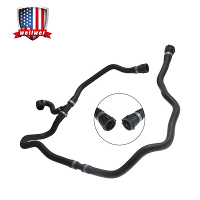 Base de manguera de refrigerante de motor negra transmisión automática apta para BMW 525i 530i 2004-2005 Foto 1 de 4