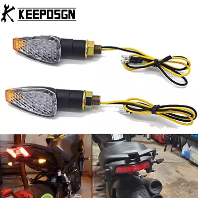 2x Lámpara intermitente indicadora de luz de señal de giro para SUZUKI DRZ 400 400E 400SM Foto 1 de 4