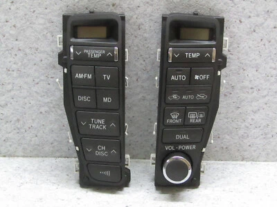 2003 2008 JDM TOYOTA CROWN GRS18O AM FM TV AC HEATER CONTROL AM FM UNIT OEM - Image 1 of 4