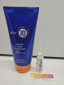 It's A 10 Miracle Deep Conditioner Plus Keratin 5 oz.NEW. FREE AMP.B.TOXX LEAVEN - Picture 1 of 2