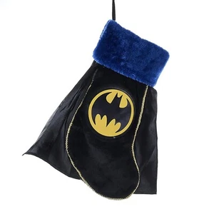 Kurt Adler 19" Batman Applique Stocking with Cape - Picture 1 of 1