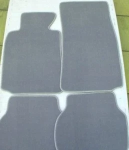 Fussmatten für Bmw E46 cabrio Autoteppiche silbergrau - Bild 1 von 1
