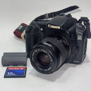 Canon EOS 20D Digital Camera W/ 35-80mm f4-5.6 III Zoom Lens Tested No Charger - Picture 1 of 9