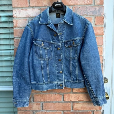 Chaqueta de Camionero Lee Riders Vintage Años 70 80 Azul Denim Para Hombre 42 Mediana Foto 1 de 4
