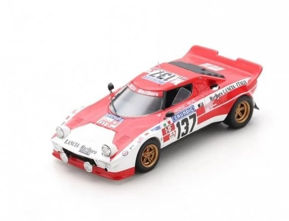 Spark Model 1:43 SF157 Lancia Stratos #137 3rd Tour de France 1974 Andruet NEW - Immagine 1 di 1