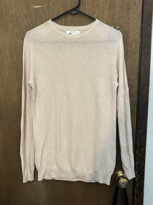 OLIVER CHARLES песок доллар длинным рукавом Summer Crewneck свитер XS - Изображение 1 из 4