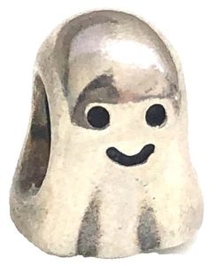 Pandora Retired Sterling Silver Halloween Ghost Bead - 790202 - Picture 1 of 5