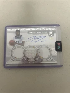 2024 Topps Royalty Karl-Anthony Towns 3 Patch Rpa Auto /25 - Bild 1 von 3