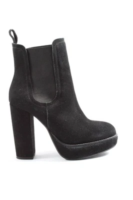 H&M Botas deslizantes Mujeres Botines Talla EU 37 negro estilo «business» - Imagen 1 de 4
