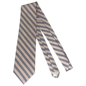 Brooks Brothers Mens Formal Necktie 60”x4” Pink Blue Cream Neck Tie - Picture 1 of 6
