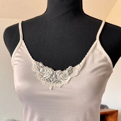 Bali studio изящный кружева роза атласный cami sz s романтический коттедж y2k средневековый - Изображение 1 из 4