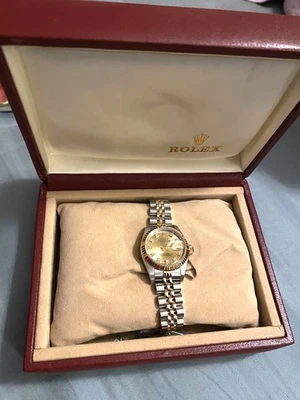 Rolex 69173G Datejust Damas Dos Tonos Diamante Dial 26mm Foto 1 de 4