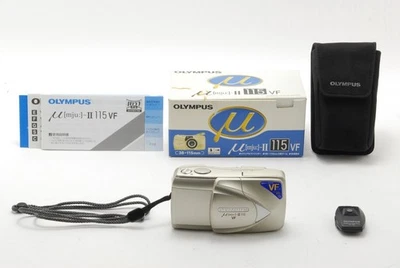 [NEAR MINT] Olympus μ mju II 115 VF 35mm Point & Shoot Film Camera From JAPAN - Image 1 of 4