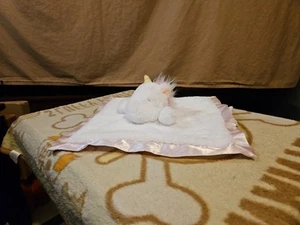 Cloud Island Target Approx 14 X 14 Pink Unicorn Soother Comfort Safety Blanket - Picture 1 of 11