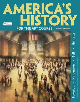 America's History for - Hardcover, by Edwards Rebecca; Hinderaker - Very Good Foto 1 de 2