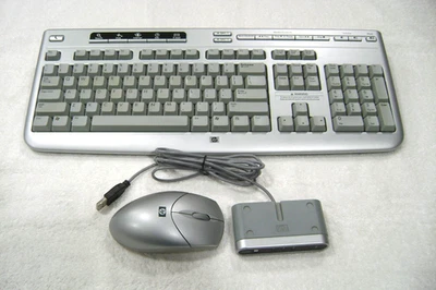 HP Wireless Keyboard, Mouse & Receiver Combo Set - 5187URF+ USB - Image 1 of 4