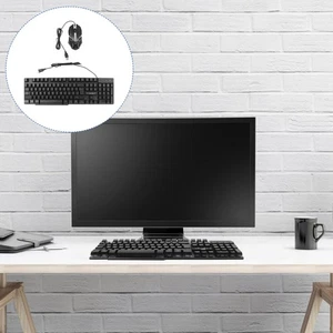 Office Keyboards RGB Wired Combo Notebook Keyboards Thin Sleek Keyboard - Afbeelding 1 van 12