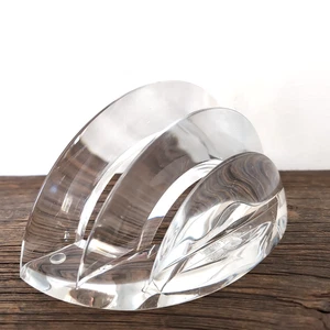 RARE Vintage MCM Lucite Acryl Letter Rack Holder Clear Mod Curved Retro UNIKAT - Bild 1 von 18