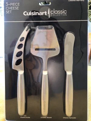 Cuisinart classic cheese set 3 Pcs New In Original Package stainless steel NEW!! - Image 1 of 4