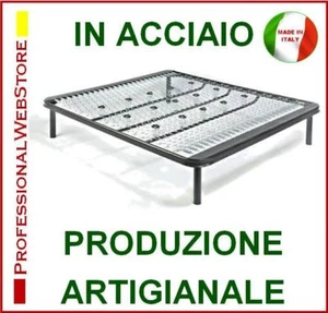 RETE LETTO MATRIMONIALE a MOLLE ORTOPEDICA cm 160 x 190/195/200/205/210 2 piazze - Foto 1 di 1