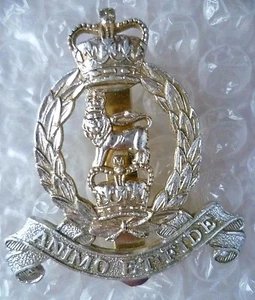 Staybrite Adjutant General Corps Cap Badge QC Maker Firmin Anodised Aluminium - Picture 1 of 2