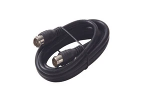 Steren 12ft F-F RG59 Quick Connector Patch Cable Black - Picture 1 of 1