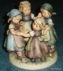 Goebel Hummel Figurine "Ring Around the Rosie" #348 TMK6 CUTE COLLECTIBLE GIFT! - Picture 1 of 11