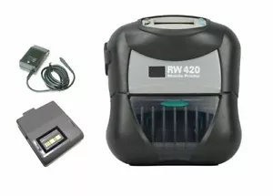 Zebra RW420 Mobile Printer With WiFi 802.11b/g Radio P/N: R4D-0UGA000N-00 - Picture 1 of 1
