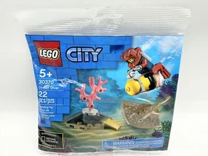 LEGO City 30370 Nat Geo OCEAN DIVER Polybeutel 22 Stck. Versiegelt NEU! SELTEN Manta-Ray - Bild 1 von 2