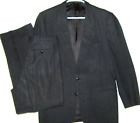 Men's Mani Giorgio Armani Virgin Wool 2 pc Grey Suit Blazer Size 44L Pants 30X29