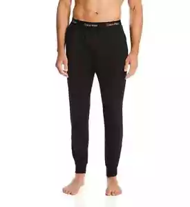 CALVIN KLEIN MODAL MENS ULTRA SOFT LOUNGE JOGGER PANTS BLACK # NM2235-NWT - Picture 1 of 3