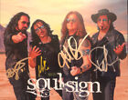 Photo dédicacée Soul Sign (Mark Boals, B. Englen - Yngwie, Dio R, Quiet Riot)