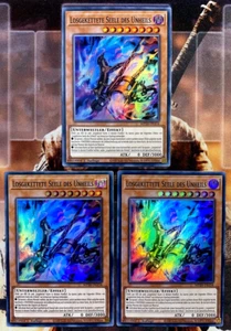 ✅ Yu-Gi-Oh 3x Losgekettete Seele des Unheils MP20-DE154 Super Rare 1. Auflage NM - Bild 1 von 3