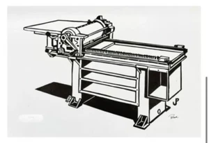 Jim Pollock "Vandercook 320G Press" Art Print AE /150 -Not Phish Sperry MSG - Picture 1 of 1